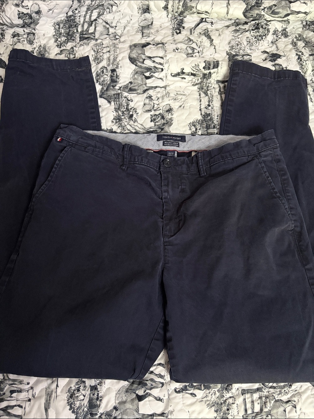Tommy Hilfiger Men's Dark Navy Chinos